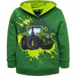 John Deere Hoodie Fleece Splash Tractor 